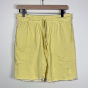Overtime Sweat Shorts Basketball Yellow Size Small Cotton Unisex